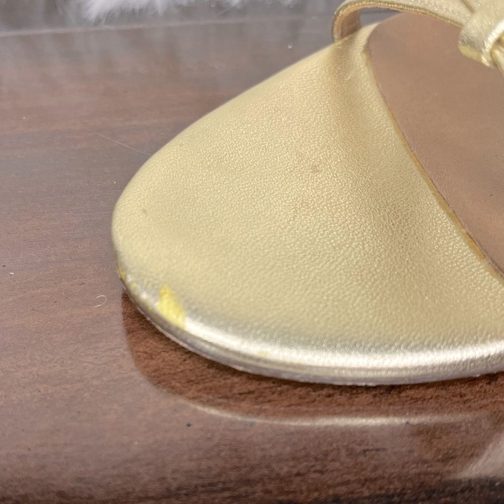 Ann Taylor Gold Metallic Heels​​​ - Picture 6 of 9